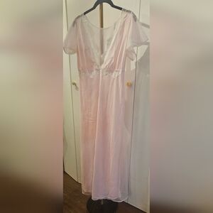 Blush Lace Trim Chemise